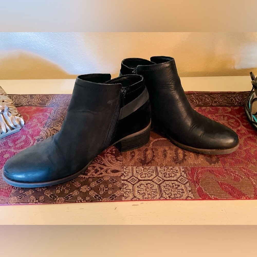 Kork Sonya leather and suede boots